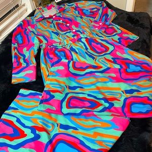 Two piece summer suit